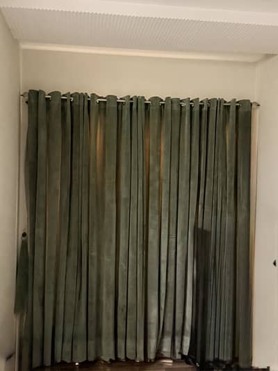 Velvet curtains