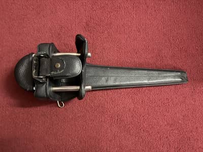 NTK leather steering lock