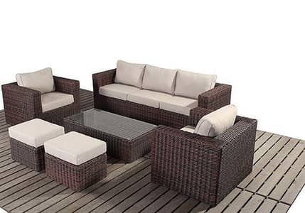 4 Seater Roop Set/Rattan sofa set/L-Shape/Outdoor Chairs/Lawn set