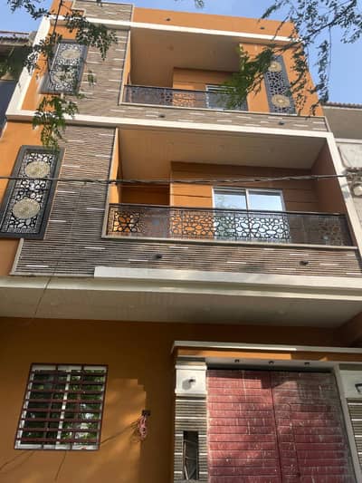 Brand New Park Facing House For Sale In FB Area Block 16 Karachi Under Construction