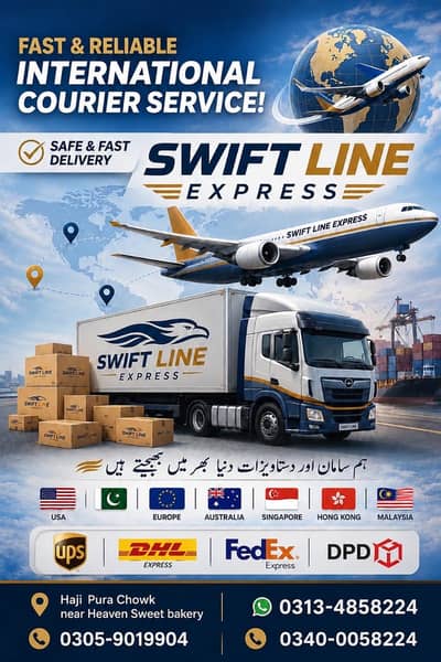 Swift Line Express Door To Door parcel delivery services Safe & Fast