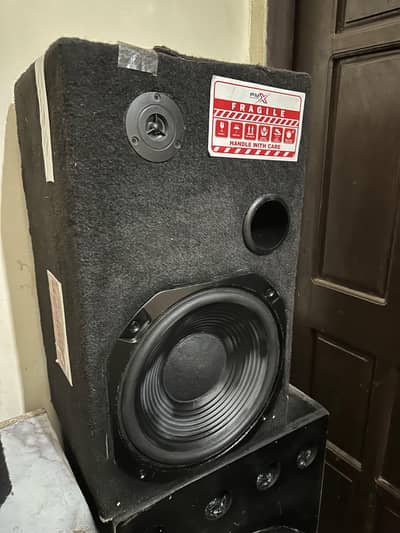 12 inch pair speakers neat and clean sound final price