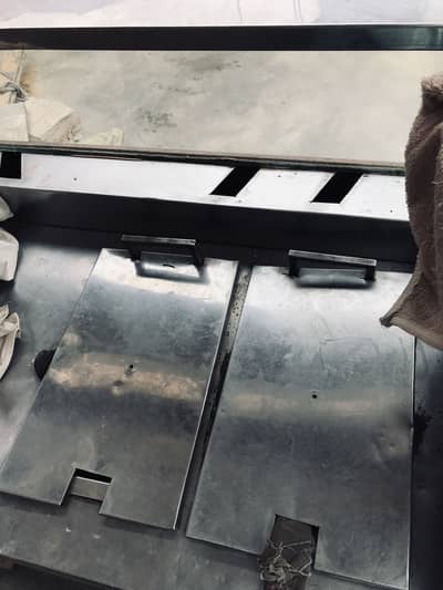 Fries counter with machine