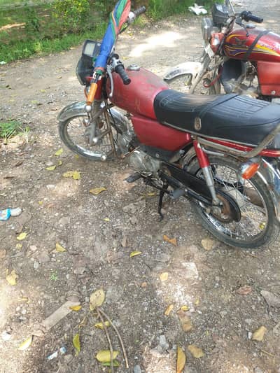 Honda CD70 2003 modle smart card my nam only sim call no chat