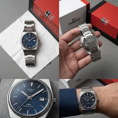 Tissot PRX Powermatic 80 (Blue Gradient Dial) - Like New, 2 Days Used