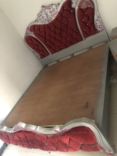 Double Bed with 2 side tables for sale in Bahria