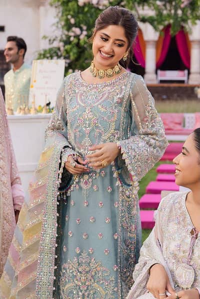 Beautiful dress by Maria . b . . master copy first copy