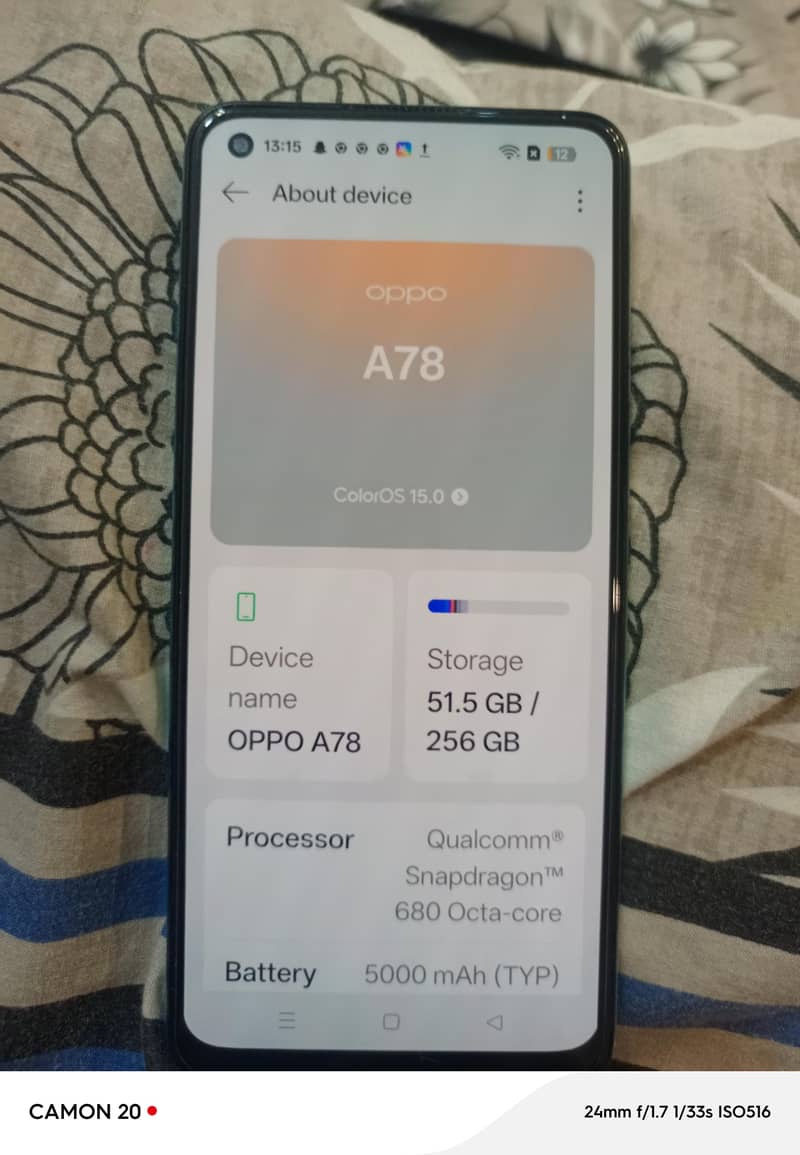 OPPO A78 4