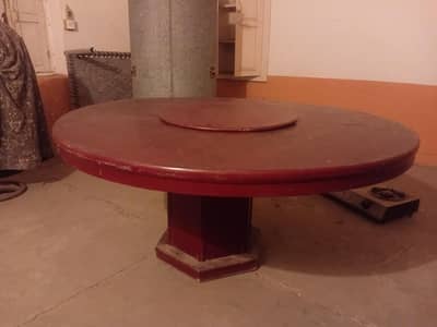 Wooden Round Dining Table – Table Only