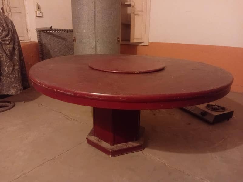 Wooden Round Dining Table – Table Only 0