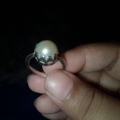 A ring with South sea pearl