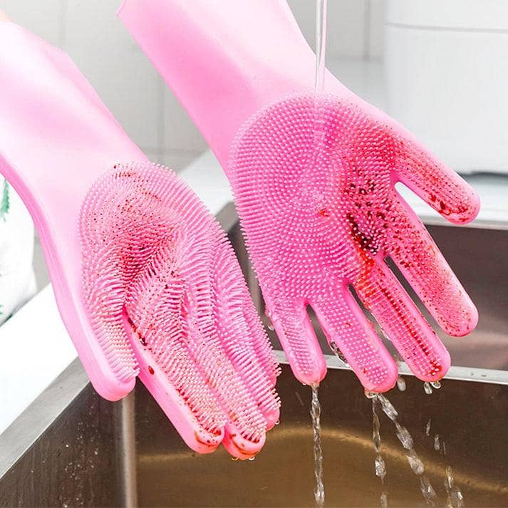 Silicon kitchen gloves 1