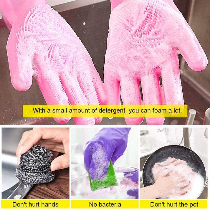 Silicon kitchen gloves 3