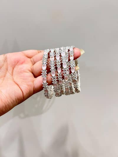 silver bangles