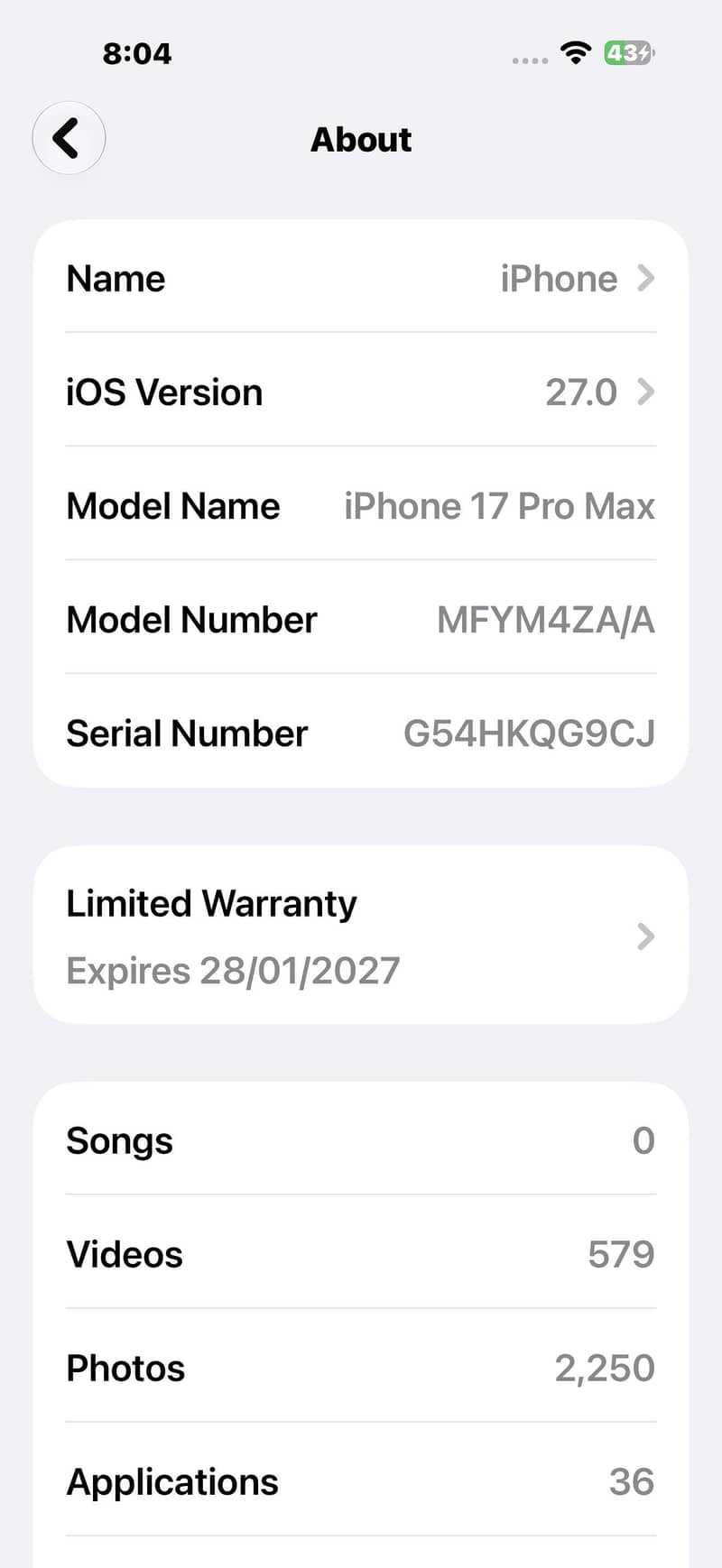 Apple iPhone 17 Pro Max 0