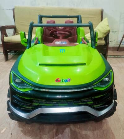 Full jambo size Kids 4X4 jeep car with remote/swing mode/Bluetooth/