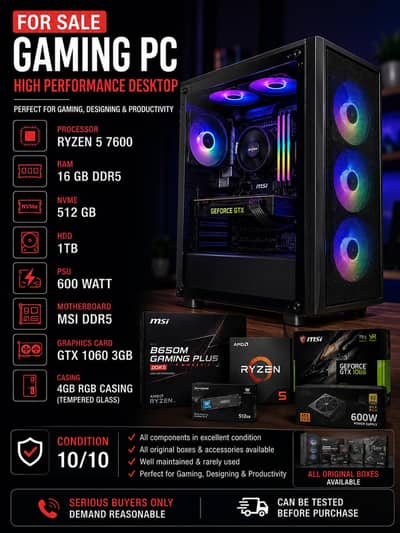 Gaming PC for sale