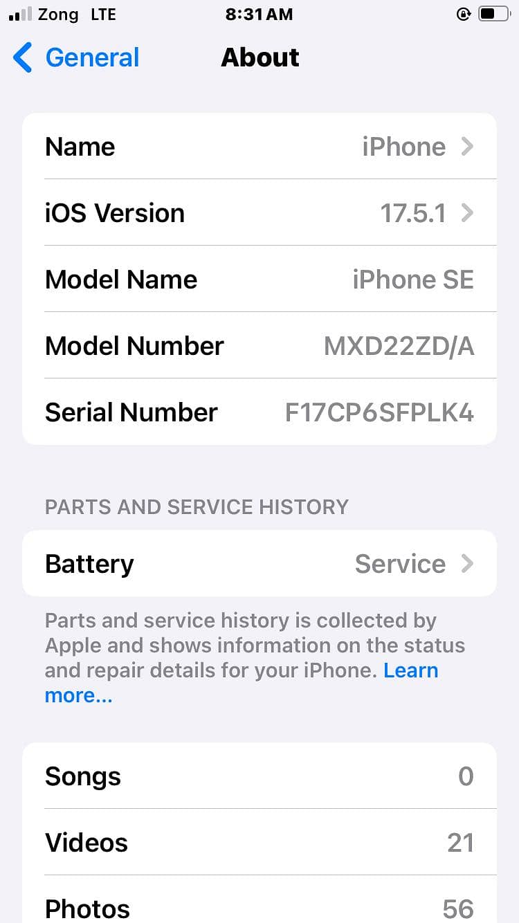 Apple iPhone SE 0