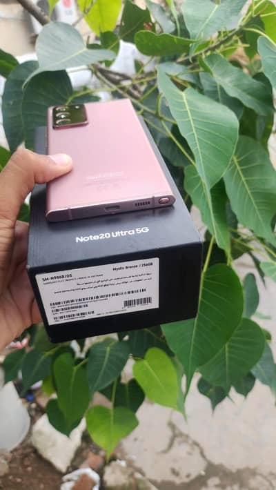 Samsung Mobile Note 20 Ultra non pta 256 jb 10by10 with box exchange