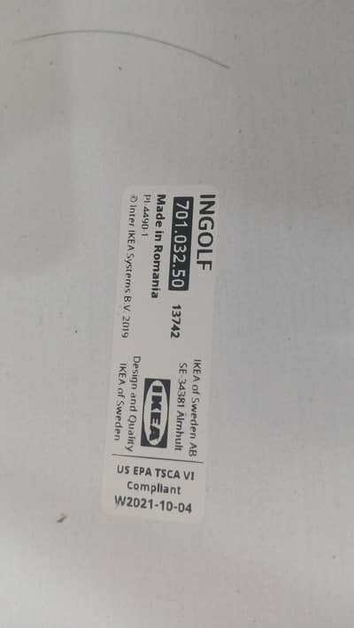 IKEA Original INGOLF Dining Table Set 6 Chairs - White -