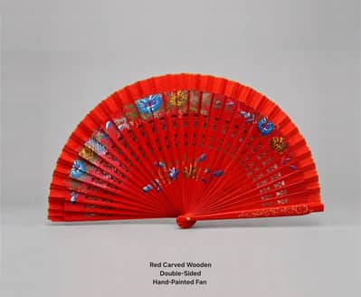 Imported Chinese Folding Fan - Japanese Hand Painted Fan - Spanish fan