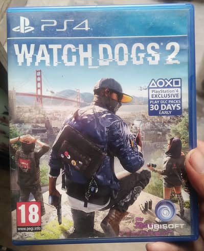Watch Dogs 2 PS4, PS5 DVD For Sale