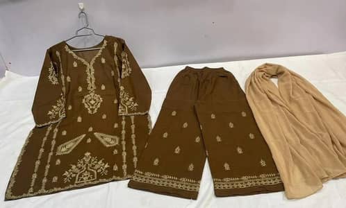 3 piece for women suit lawn cotton