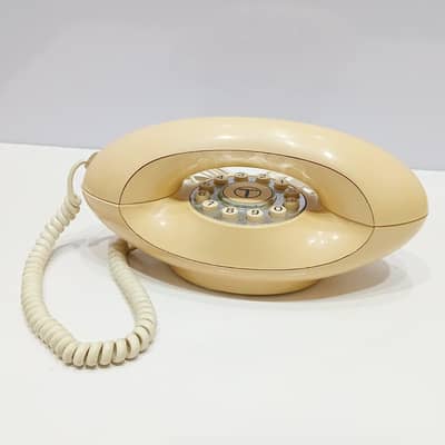 1980s British Telecom Genie Corded Push-Button Telephone (TSR 8023)