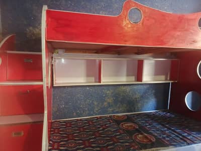 Bunk bed with 2 mattress