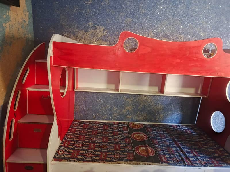 Bunk bed with 2 mattress 1