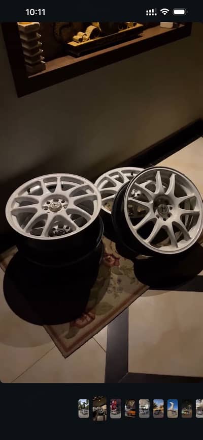 17 Inches Works Emotion Wheels with Tyres