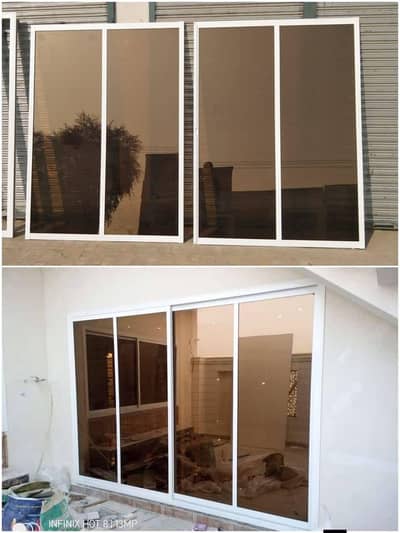 Aluminium Glass Windows Doors Repairing/Shower Cabin Glass Works