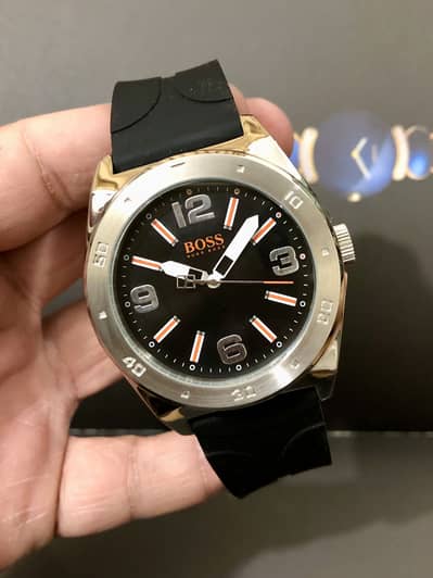 HUGO BOSS SPORTS WATCH-ORIGINAL & NEW-SEIKO CITIZEN CASIO FOSSIL OMAX