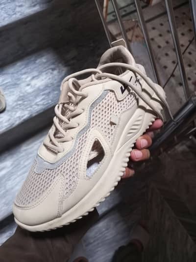 Premium Beige Mesh Sneakers – Stylish & Comfortable