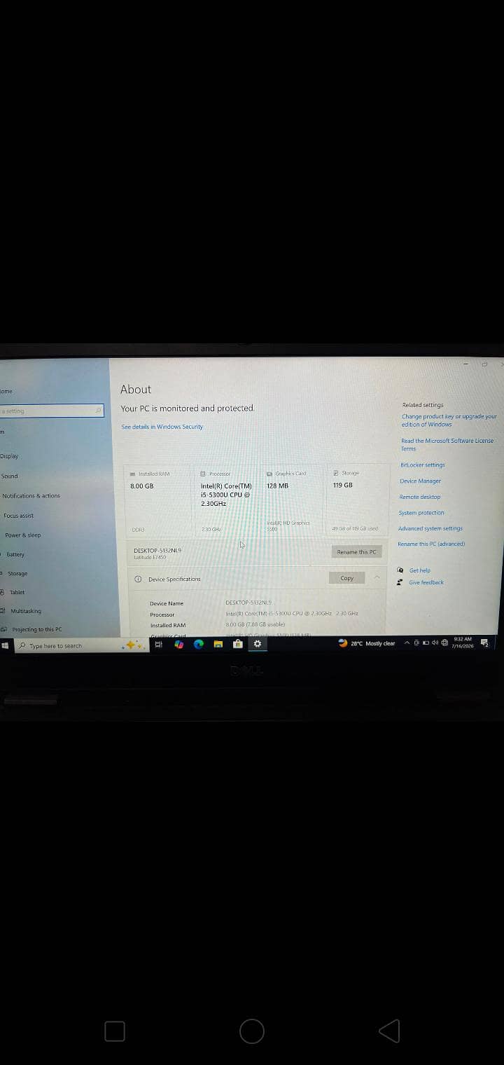 Dell laptop 1