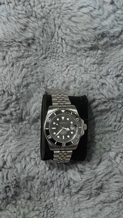 Seiko Mod Submariner "Black" jubilee / tapada
