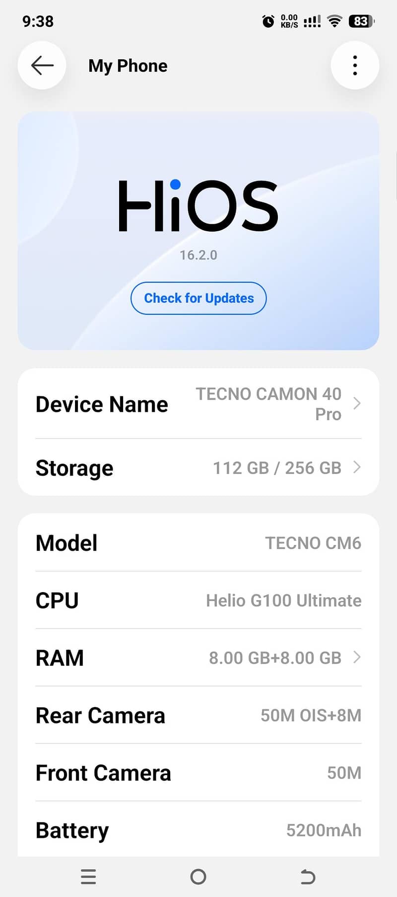 Tecno CAMON 40 Pro 7