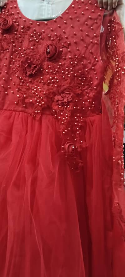 red barbie frock