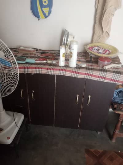 iron stand almari and single wardrobe
