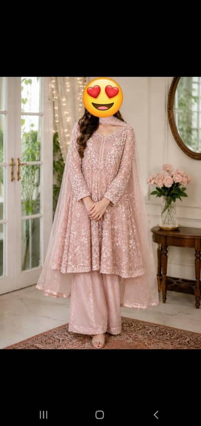 frock with palazzo