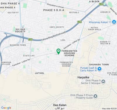 Prime Location 10 Marla Residential Plot In Formanites Housing Scheme - Block E