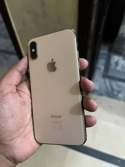 Apple iPhone XS panal corner pa dot blck 64gb battery service 75%