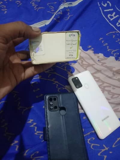 my galxy A21s 4 gp. ram 64 gp mamri pta aprov vidh orjnal box new book