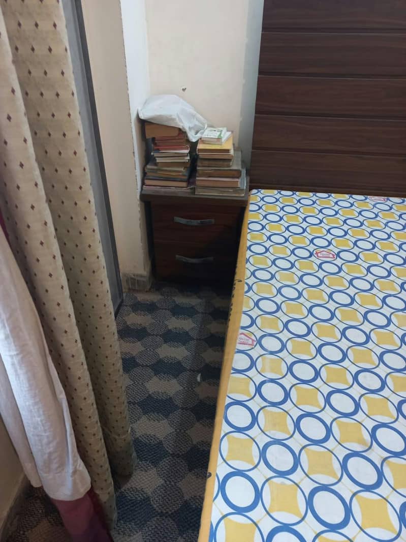 Double Bed with side table for sell 2