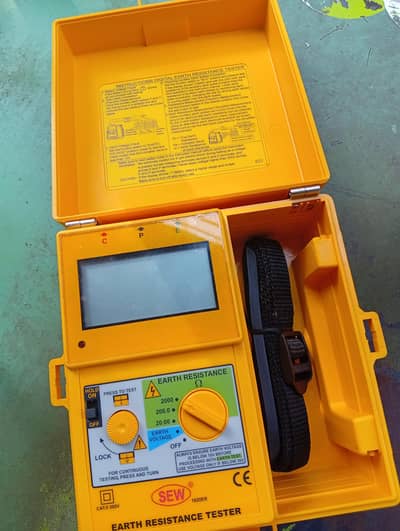 SEW 1820 ER 3 Wire Digital Earth Resistance Tester