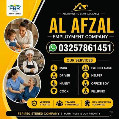 Maids / House Maids / cook / House chef / Baby Sitter maid available