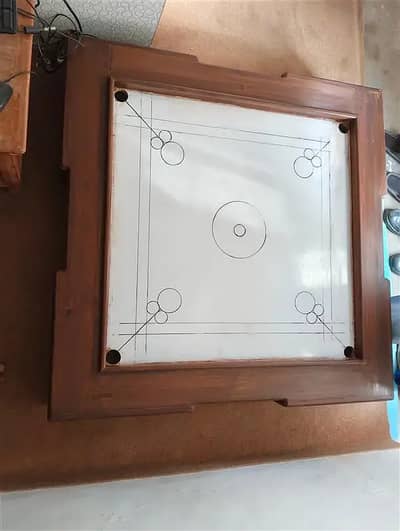 Premium Carrom Board Deodar Wood Smooth Formica Top Pro Play