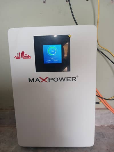 MaxPower 5kw inverter MaxPower 2.5kw lithium ion battery