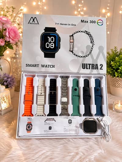 Ultra 2 Smart Watch 7+1 Seven In one strap