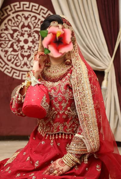 Beautiful Red Bridal Dress / Bridal Lehenga for Sale